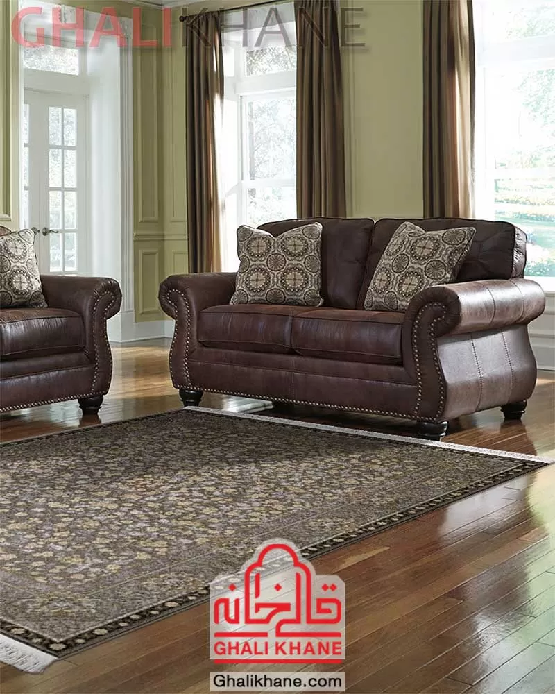 فرش زمرد مشهد کد 24007 الماسی روشن