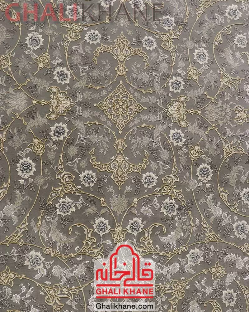 فرش زمرد مشهد کد 24009 الماسی روشن