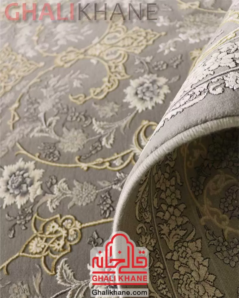 فرش زمرد مشهد کد 24009 الماسی روشن 1200 شانه تراکم 3600