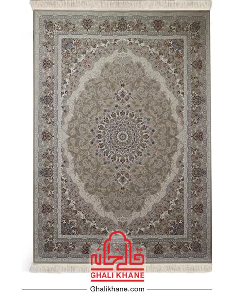 فرش زمرد مشهد کد 37002 بژ