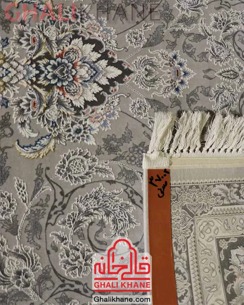 فرش ماشینی زمرد مشهد کد 37002 صدفی