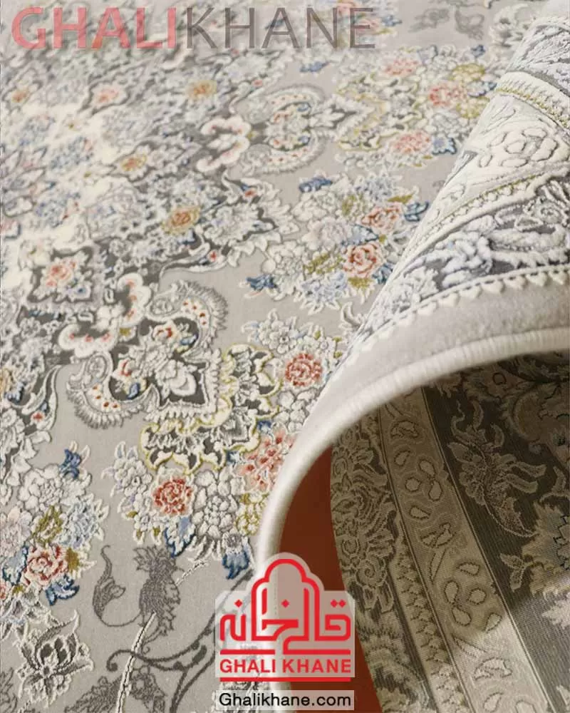 فرش زمرد مشهد 1200 شانه کد 37002 صدفی