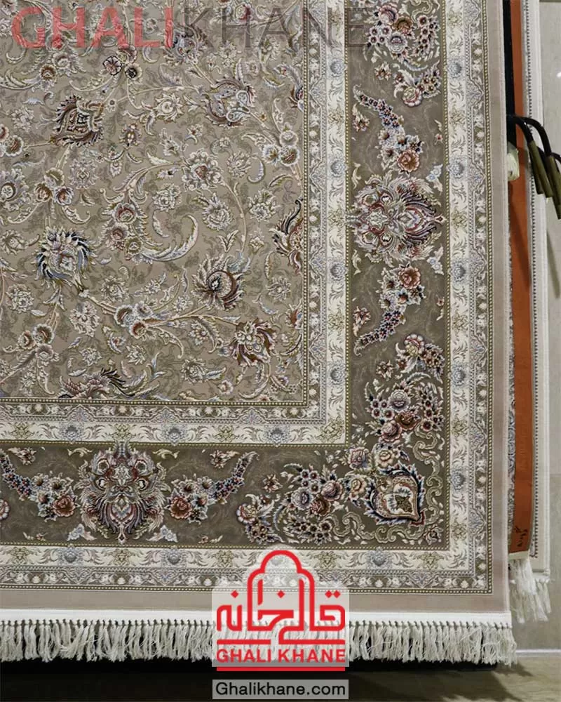 فرش زمرد مشهد کد ۳۷۰۰۳ بژ