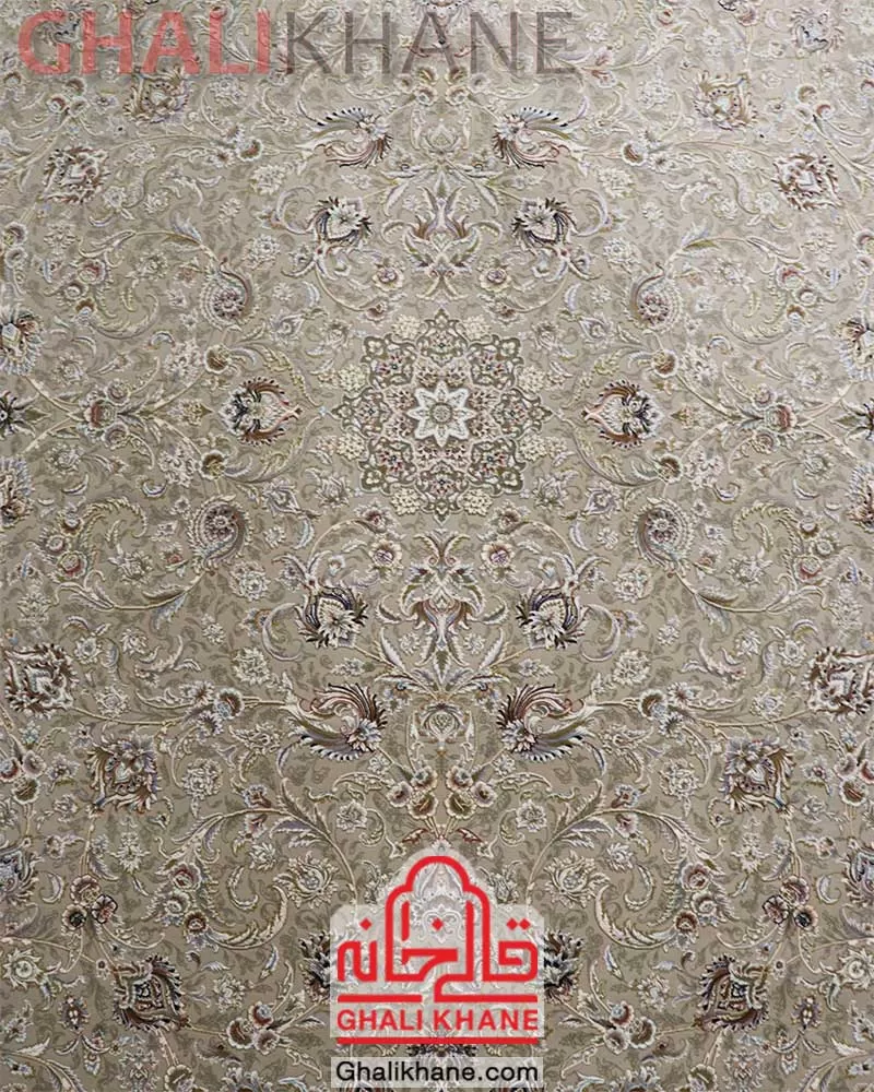 فرش زمرد مشهد کد ۳۷۰۰۳ بژ