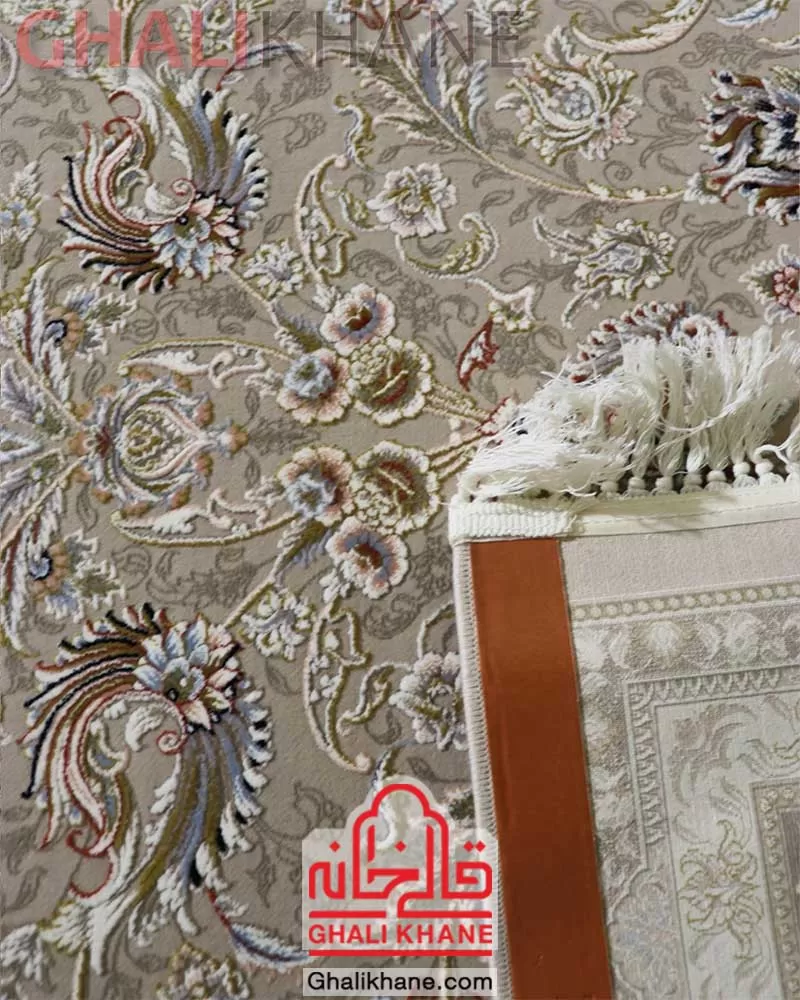 فرش زمرد مشهد کد ۳۷۰۰۳ بژ