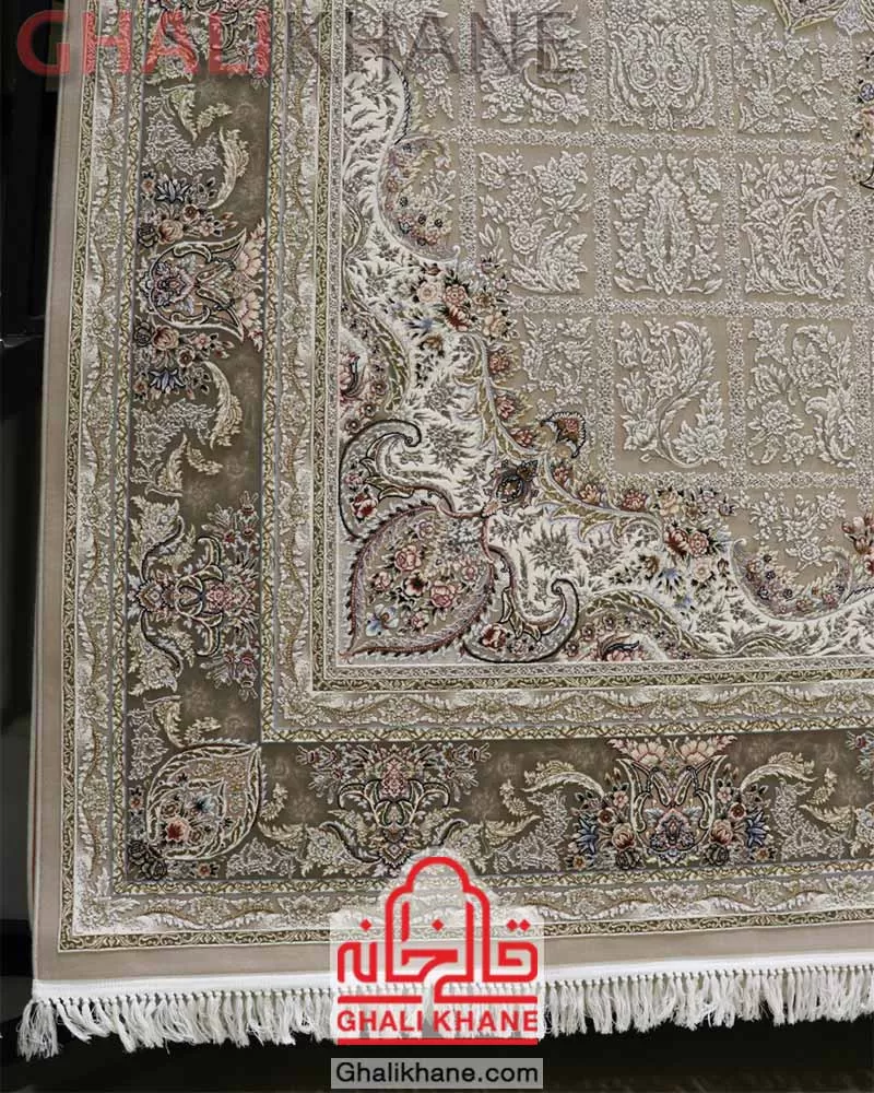 فرش زمرد مشهد کد ۳۷۰۰۶ بژ