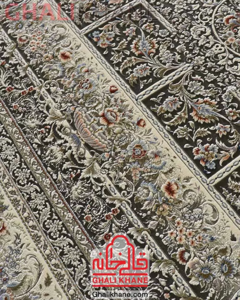 فرش زمرد مشهد کد 37007 الماسی