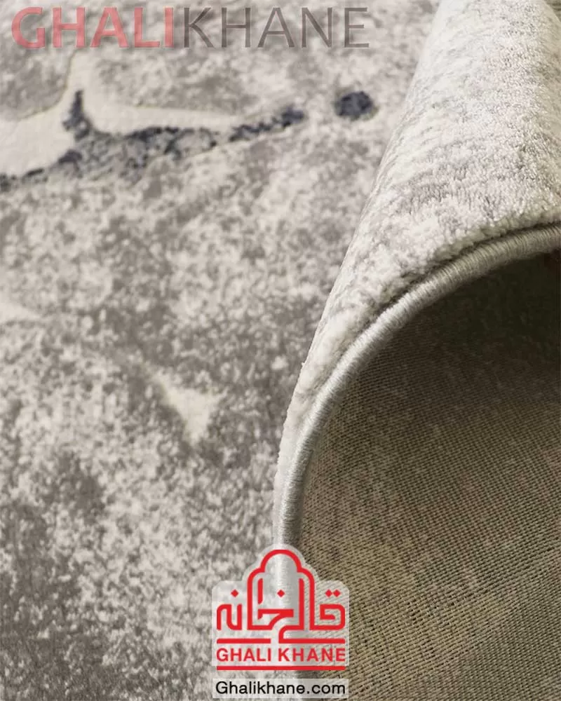 فرش مدرن زمرد مشهد کد 8004 الماسی روشن