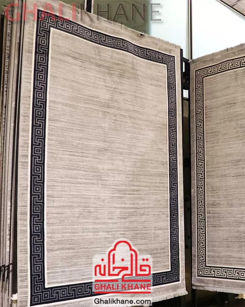 فرش فانتزی زمرد مشهد کد 8006 الماسی روشن