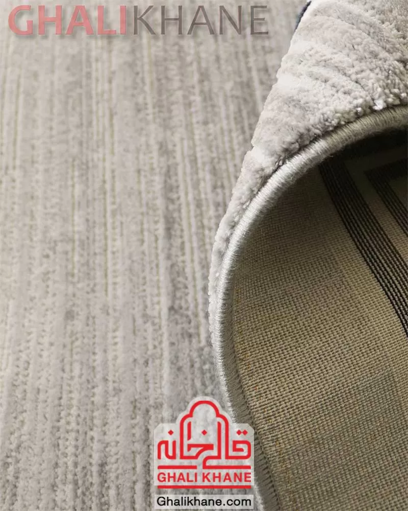 فرش مدرن زمرد مشهد کد 8006 سیلور