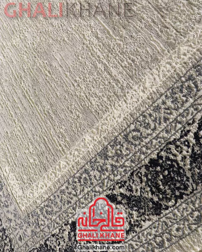 فرش زمرد مشهد کد 8010 سیلور