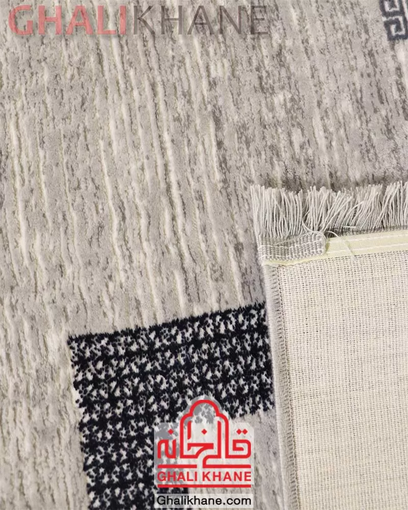 فرش زمرد مشهد کد 8014 سیلور