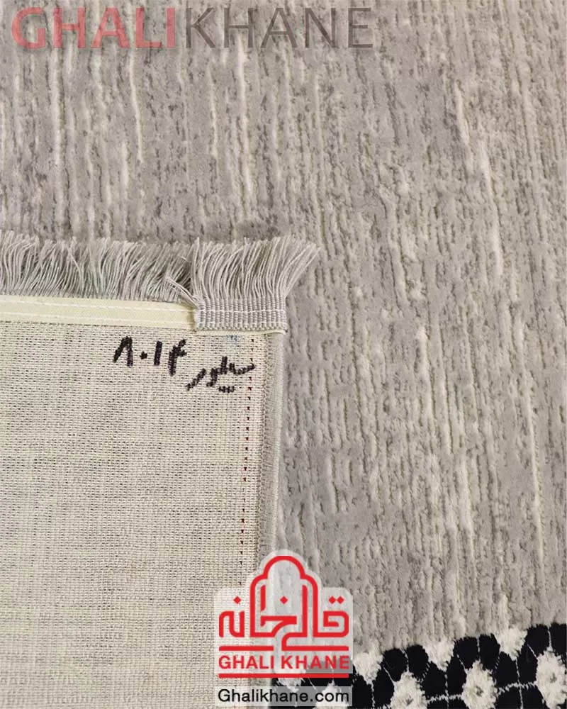 فرش زمرد مشهد کد 8014 سیلور برجسته
