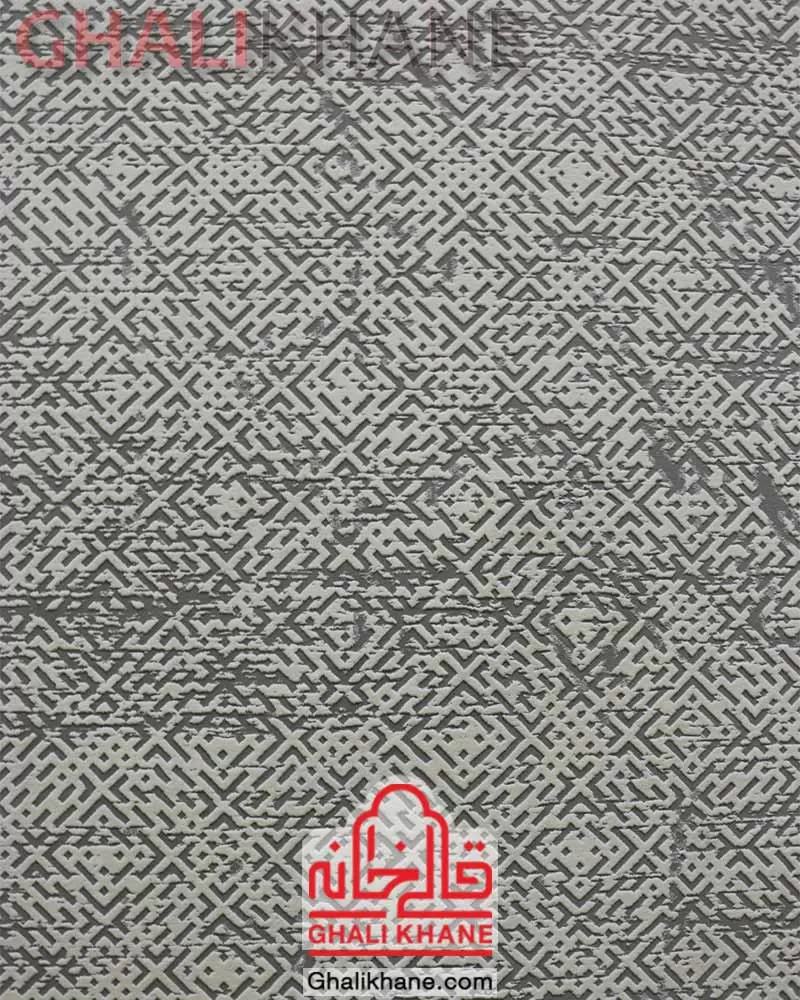 فرش نگین مشهد کد 1225 نقره ای