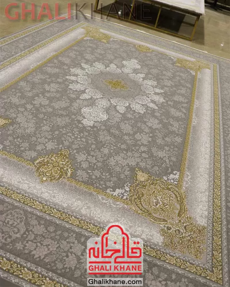 فرش ماشینی نگین مشهد طرح 1226 طوسی