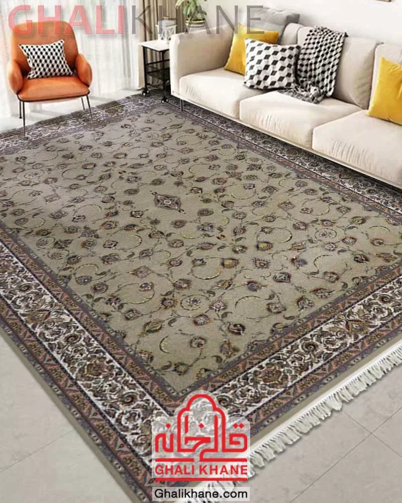 فرش زمرد مشهد ۱۵۰۰ شانه کد ۴۵۰۰۰ نسکافه ای