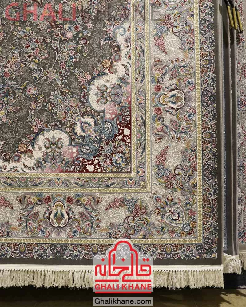 فرش زمرد مشهد کد 55000 الماسی 1500 شانه