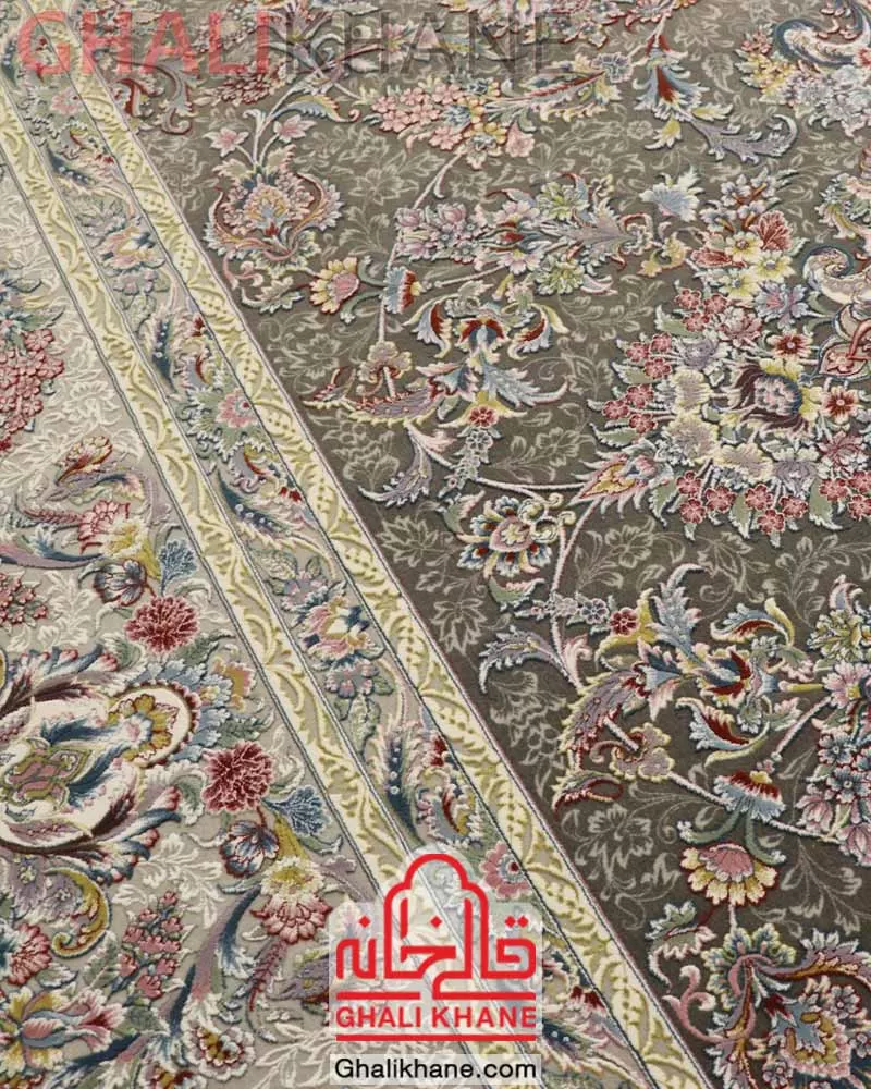فرش زمرد مشهد کد 55000 الماسی 1500 شانه