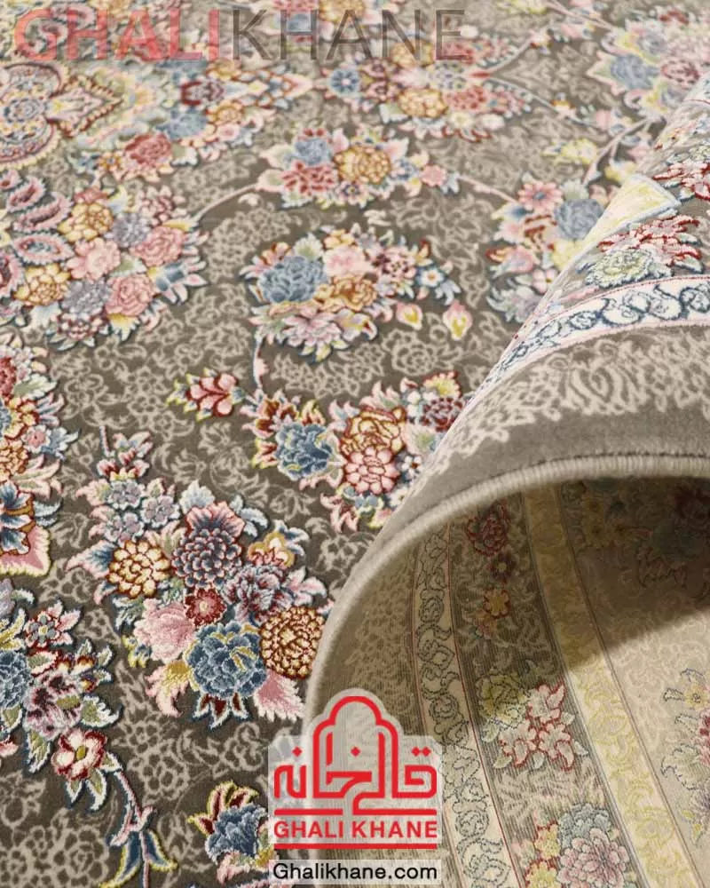 فرش زمرد مشهد 1500 شانه کد 55001 الماسی