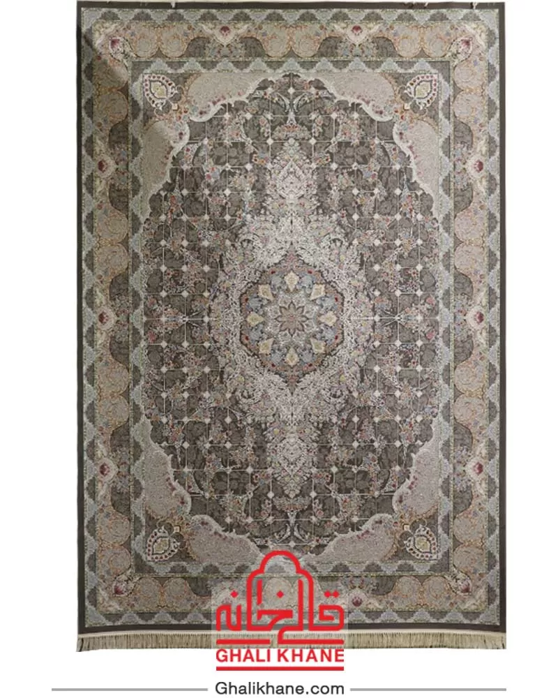 فرش زمرد مشهد ۱۵۰۰ شانه کد 55002 الماسی خشتی