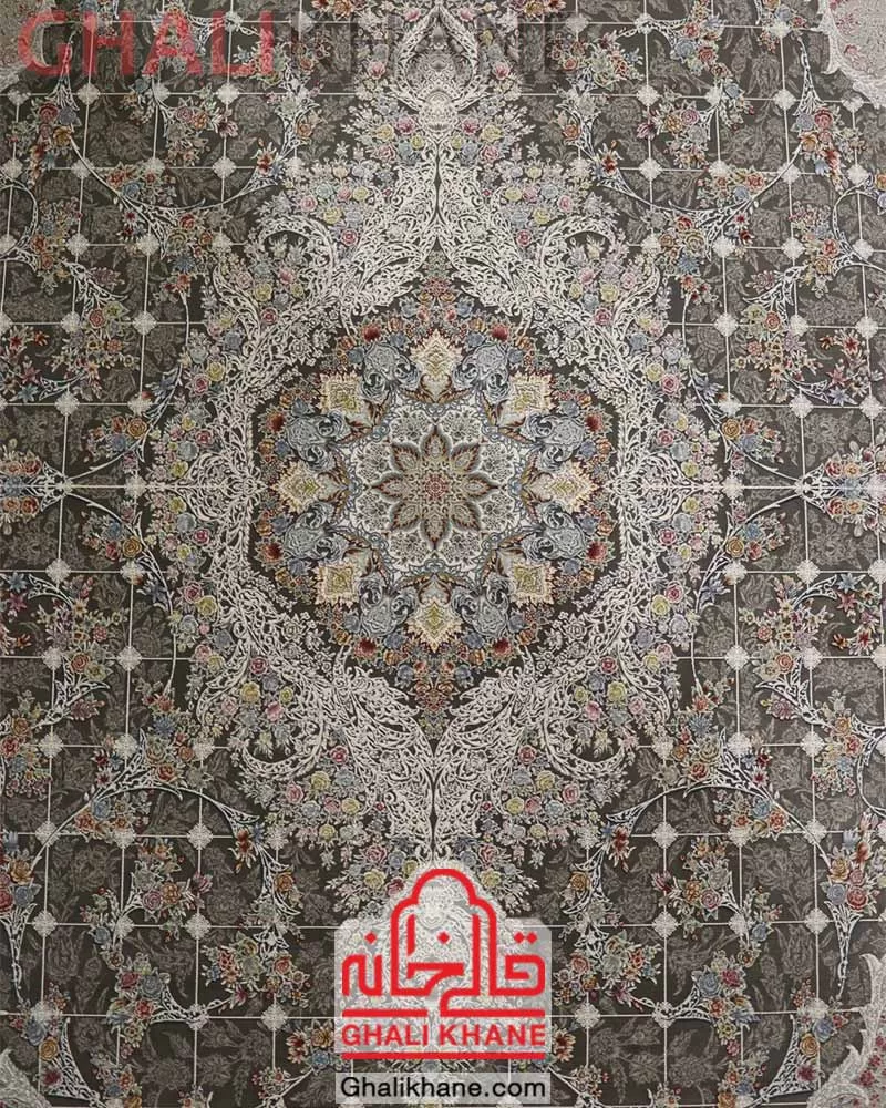 فرش زمرد مشهد ۱۵۰۰ شانه کد 55002 الماسی