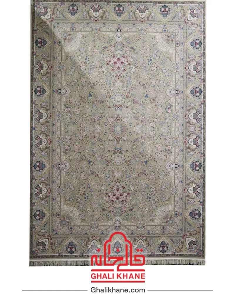 فرش زمرد مشهد 1500 شانه کد 55003 کاهگلی