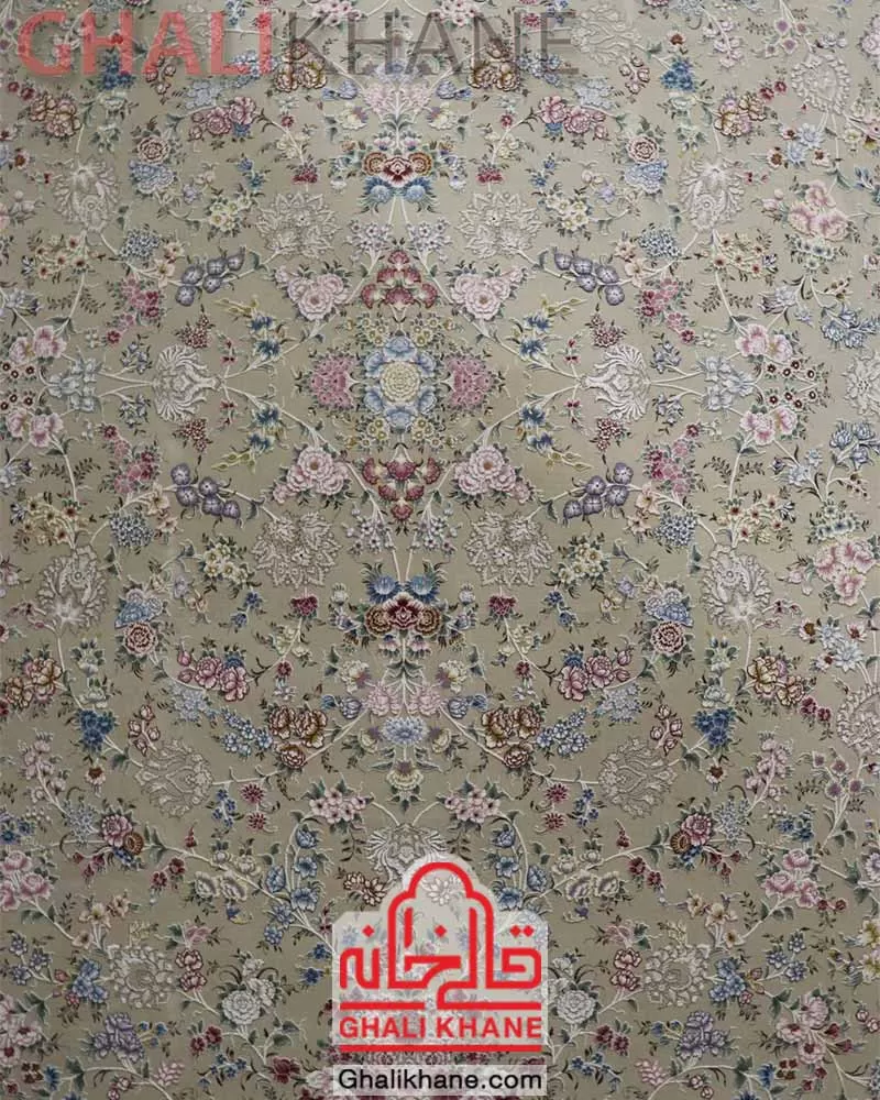 فرش زمرد مشهد 1500 شانه کد 55003 کاهگلی