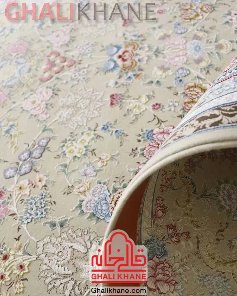 فرش زمرد مشهد 1500 شانه کد 55003 کاهگلی