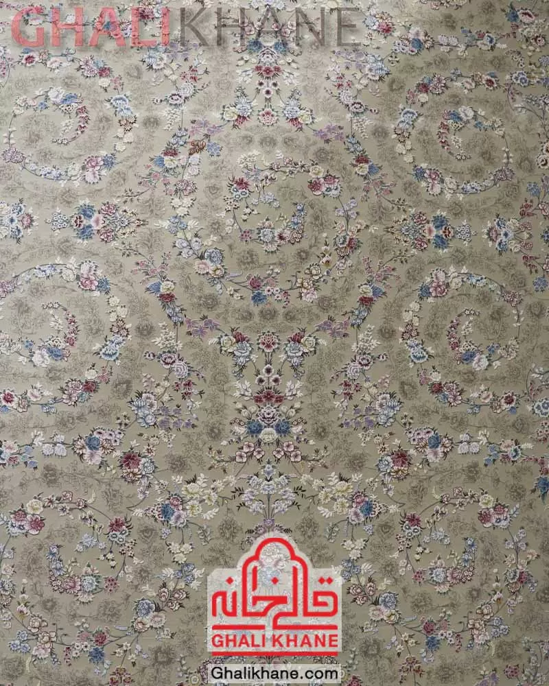 فرش زمرد مشهد 1500 شانه کد 55004 کاهگلی