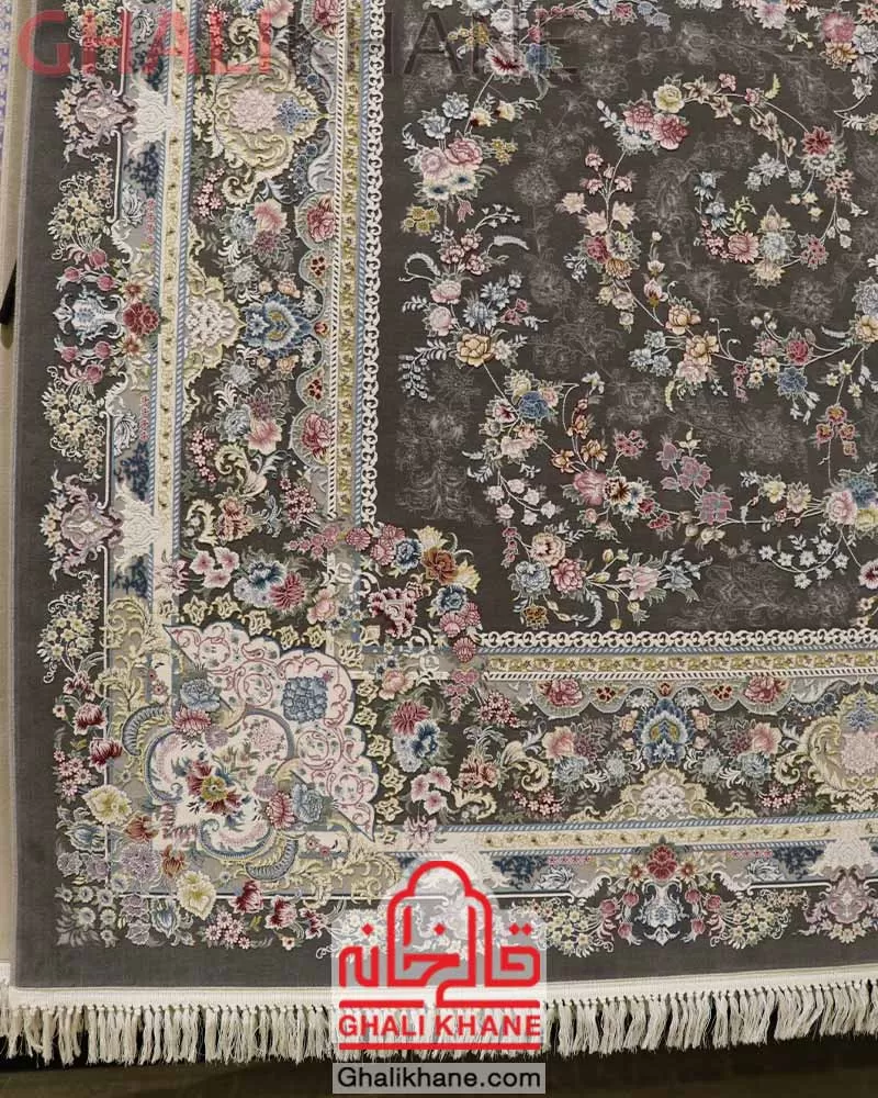 فرش زمرد مشهد 1500 شانه کد 55004 الماسی