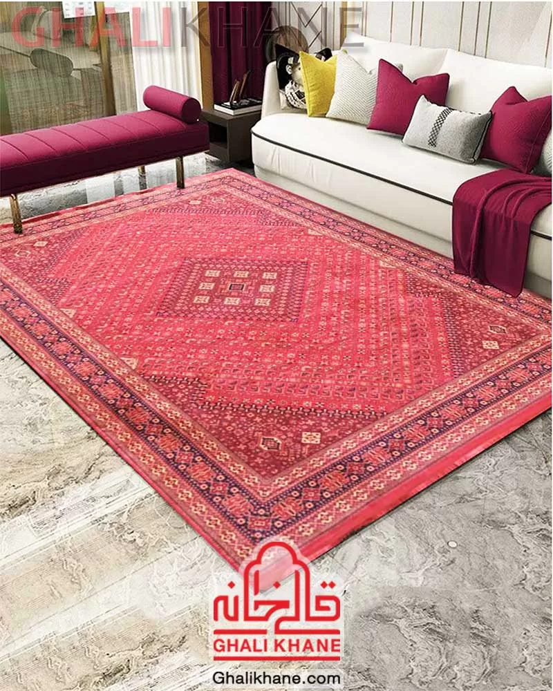 فرش زمرد مشهد 700 شانه کد 38003 لاکی