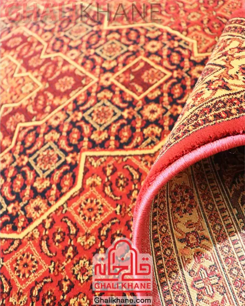 فرش زمرد مشهد 700 شانه کد 38004 لاکی