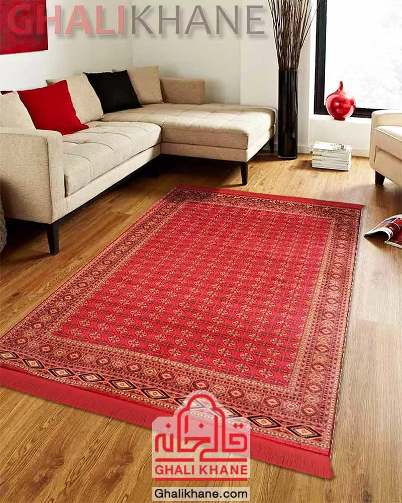 فرش زمرد مشهد طرح گبه لاکی کد 38006