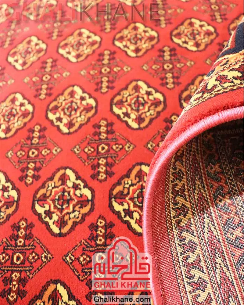 فرش زمرد مشهد طرح گبه لاکی کد 38006