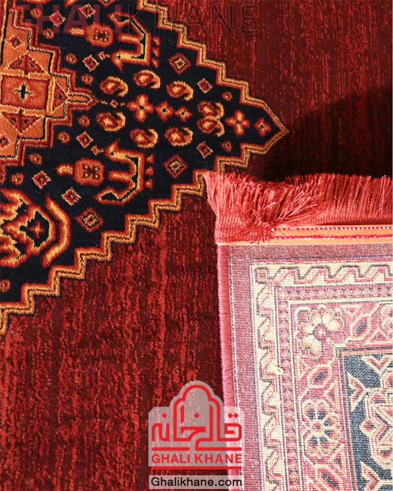 فرش گبه زمرد مشهد کد 38008 لاکی