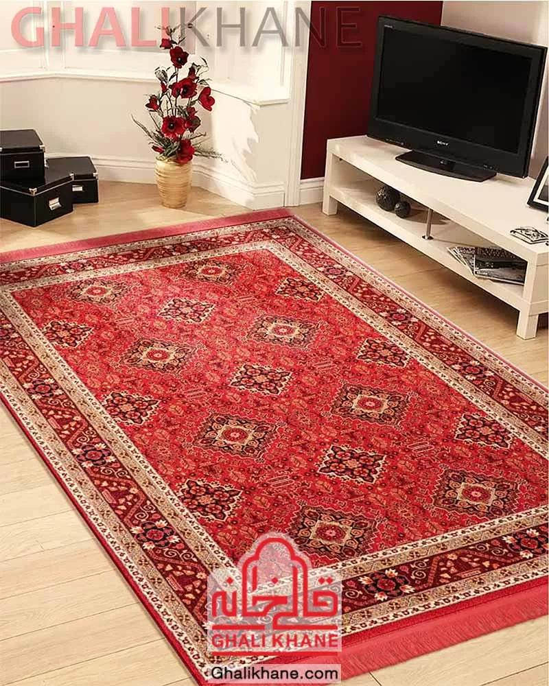 فرش زمرد مشهد 700 شانه کد 38001 لاکی
