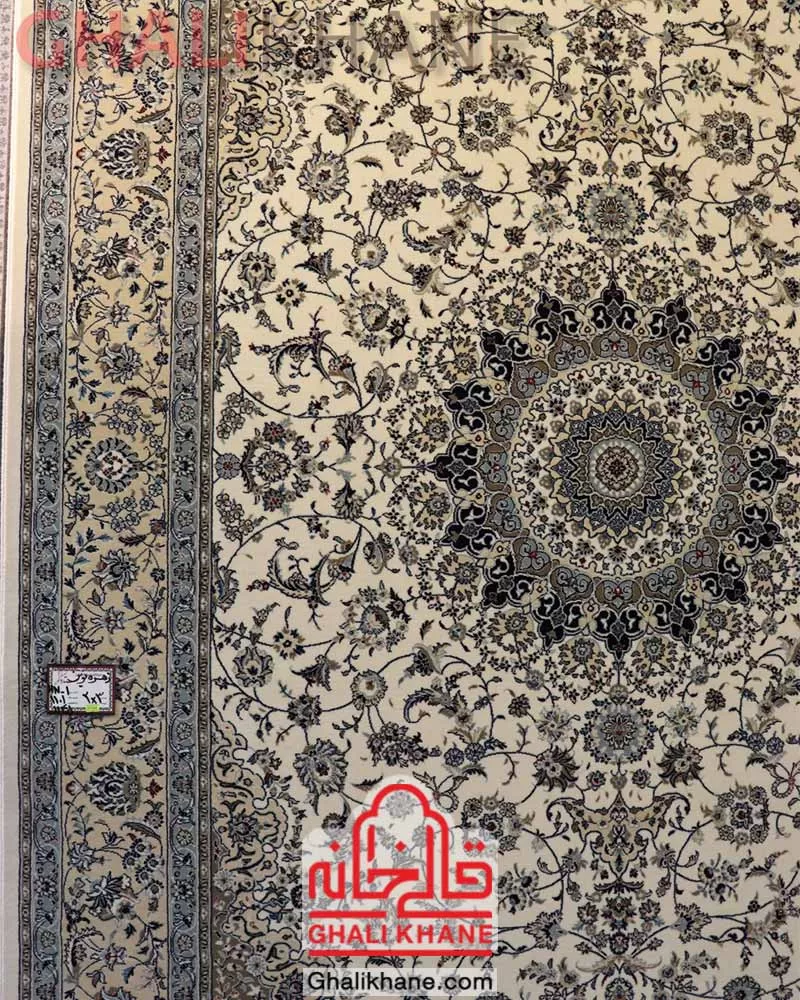 خرید آنلاین فرش ستاره کویر یزد 700 شانه کد HN-H001-1101