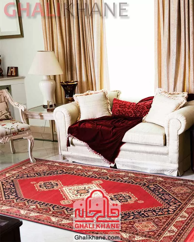 فرش زمرد مشهد کد 38000 لاکی