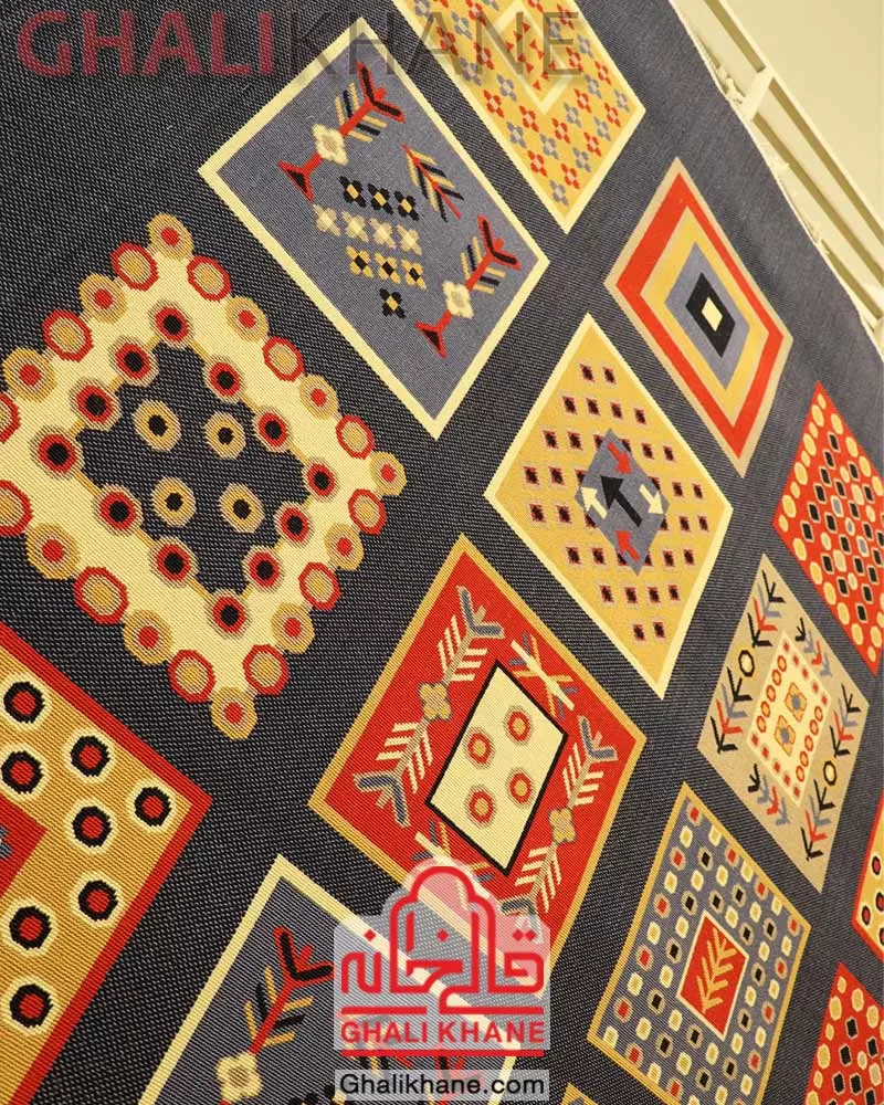 سوپر گلیم ماشینی ستاره کویر یزد کد GB-G073-8596 ارسال فوری در تهران و البرز