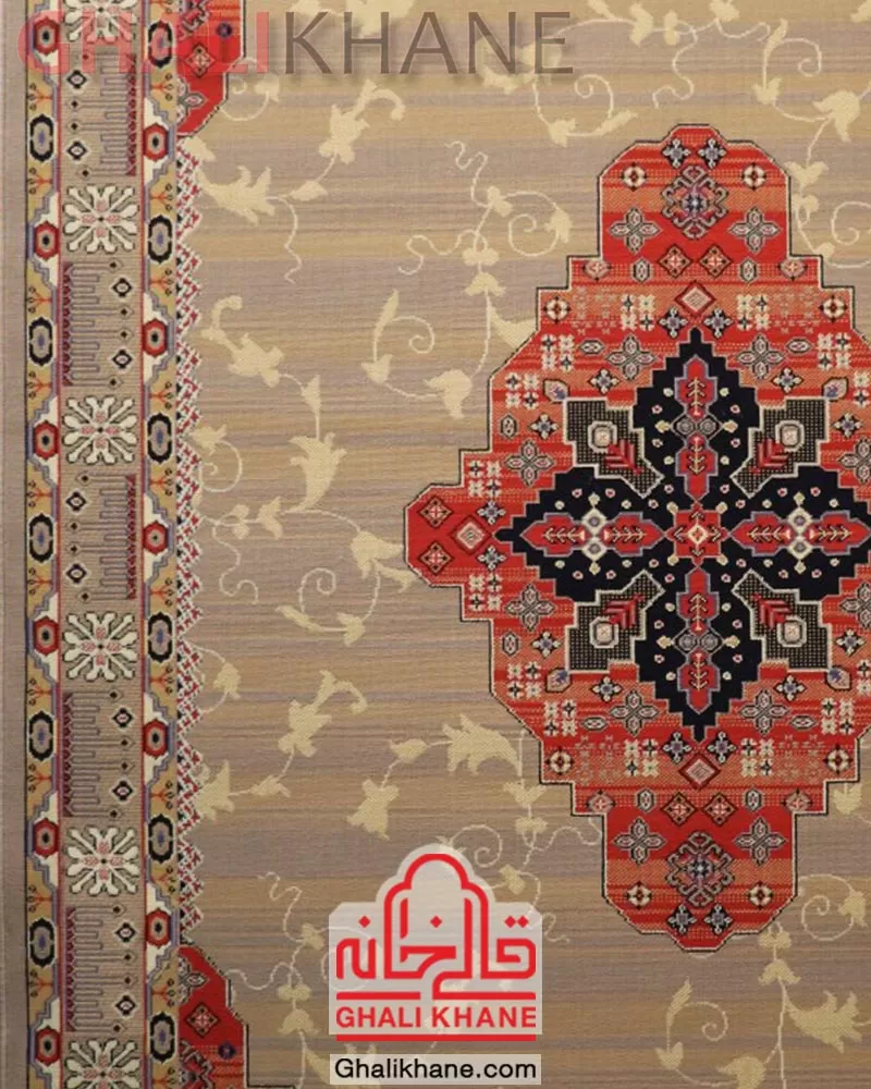 سوپر گلیم ماشینی ستاره کویر یزد کد GB-K004-8533 درجه 1