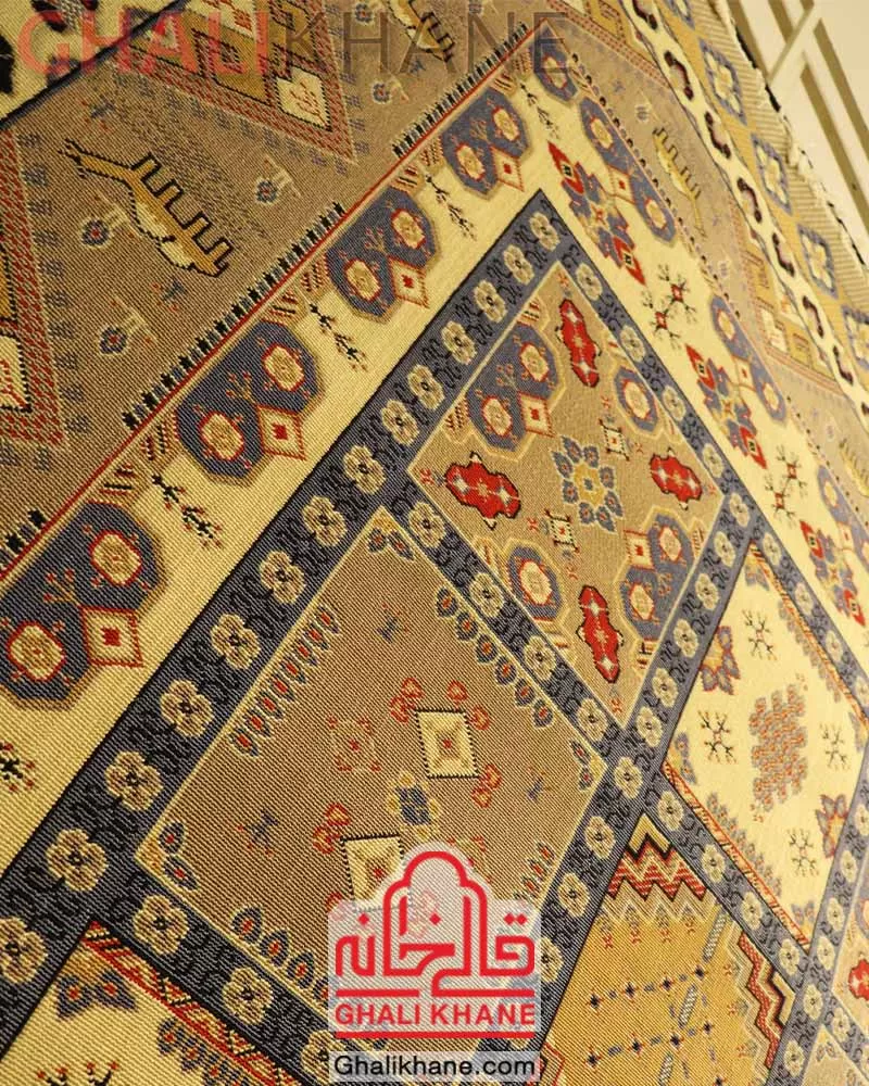سوپر گلیم ماشینی ستاره کویر یزد کد GB-L004-8533 قالیخانه