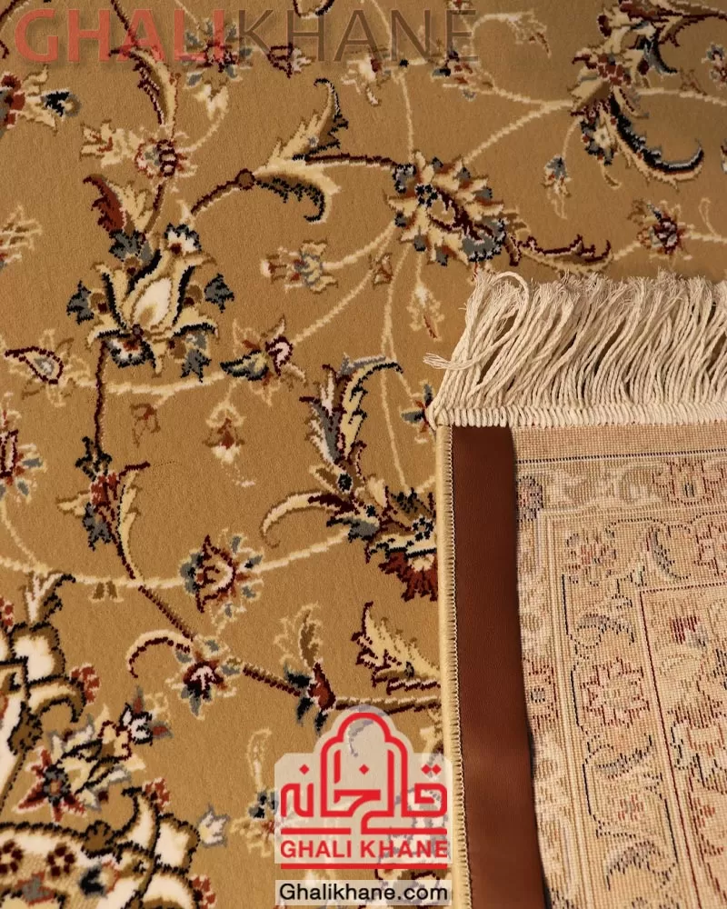 فرش ستاره کویر یزد کلکسیون شاه عباسی  500 شانه کد XI-X042-1410 نمایندگی مرکزی