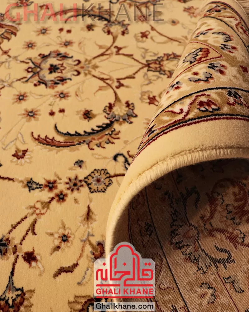 ارسال فوری    فرش ستاره کویر یزد کلکسیون شاه عباسی  500 شانه کد XI-X045-1401