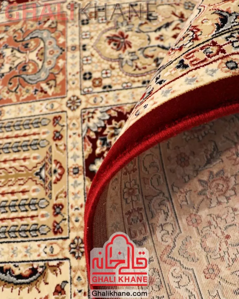 بررسی تخصصی   فرش ستاره کویر یزد کلکسیون شاه عباسی  500 شانه کد XI-X047-1451