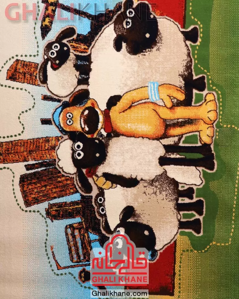 فرش ستاره کویر یزد کلکسیون شاهسون کودک 320 شانه کد SH-O230-8509 به قیمت عمده