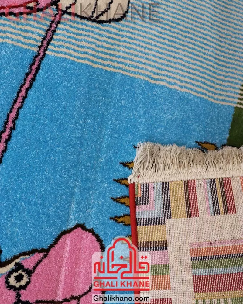 فرش ستاره کویر یزد کلکسیون شاهسون کودک 320 شانه کد SH-O370-8506 قالیخانه