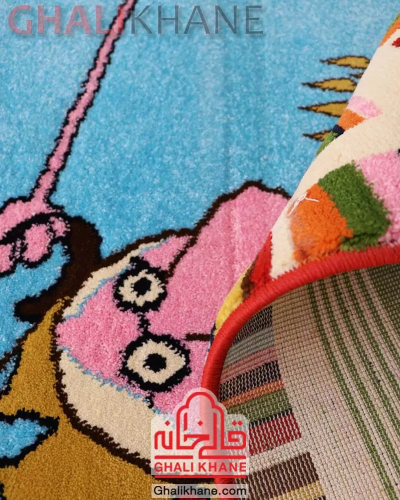 نمایندگی مرکزی فروش   فرش ستاره کویر یزد کلکسیون شاهسون کودک 320 شانه کد SH-O370-8506