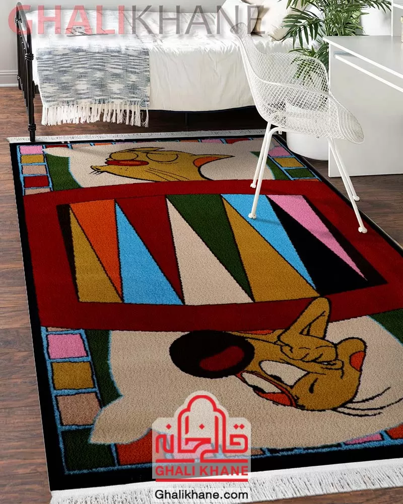 قیمت عمده فرش ستاره کویر یزد کلکسیون شاهسون کودک 320 شانه کد SH-O390-8559