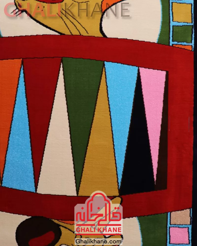 فرش ستاره کویر یزد کلکسیون شاهسون کودک 320 شانه کد SH-O390-8559 نمایندگی اصلی