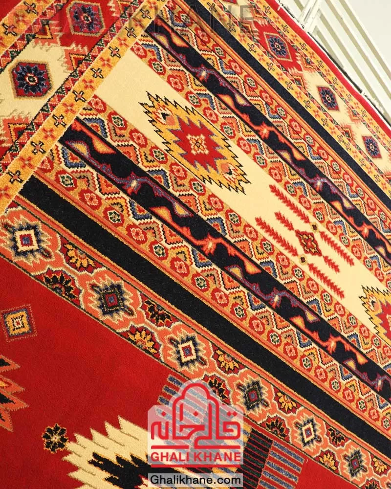 فرش ستاره کویر یزد کلکسیون شاهسون 320 شانه کد SH-B001-5050 قالیخانه